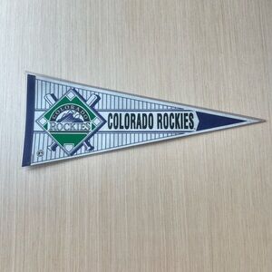Vintage Colorado Rockies MLB Pennant